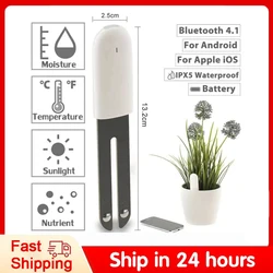 HHCC Flora Monitor Garden Care Plant Grass Soil Water Fertility Smart Tester Sensor Flower Garden Detector for MIJia Flower Care