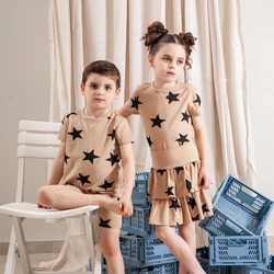 kids star clothes dress romper set