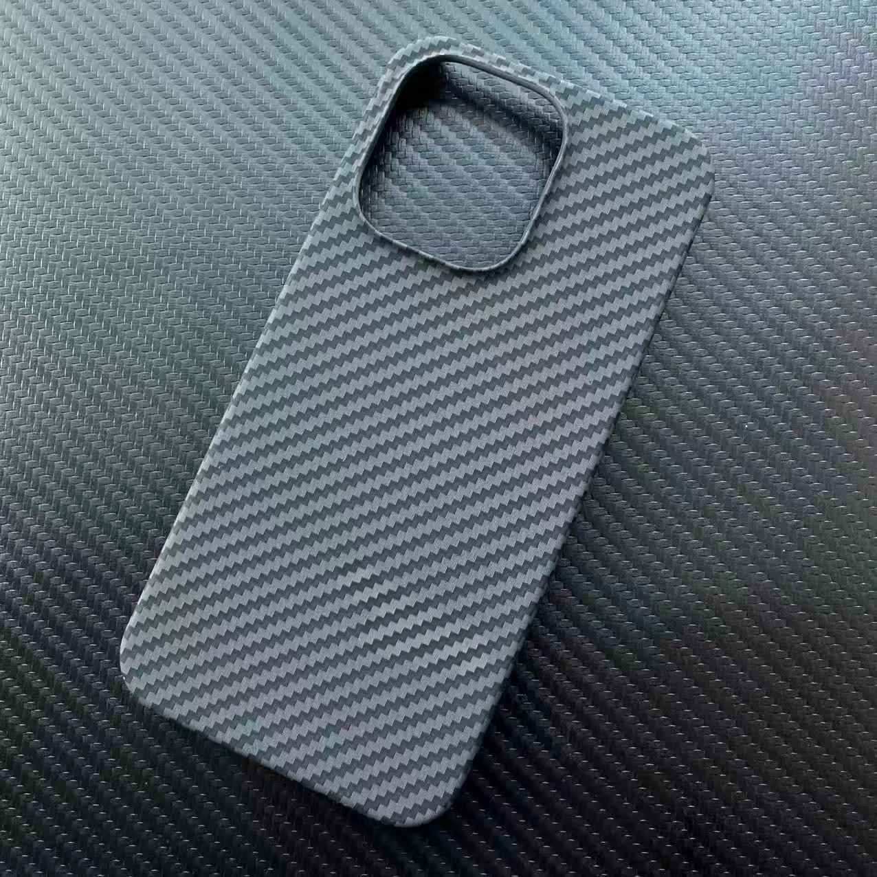 Case For OPPO Reno 15 14 Pro Max Stylish Color-Blocked Ultra-Thin Carbon Fiber Texture PC Cover For Oppo Reno15 Bumper Funda