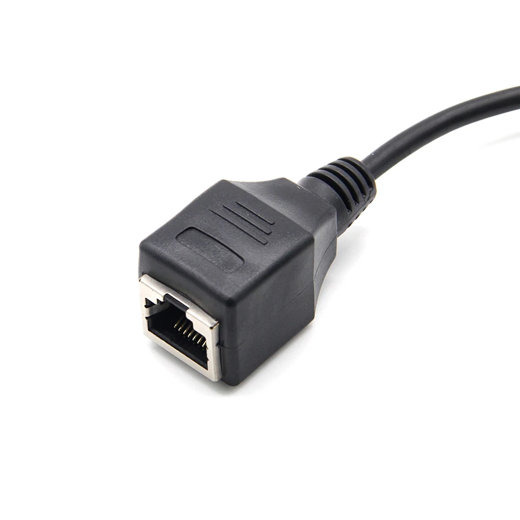 Câble adaptateur de prise Ethernet LAN 3 5mm mâle vers RJ45 femelle, formateur de contrôle tactile, extension audio réseau