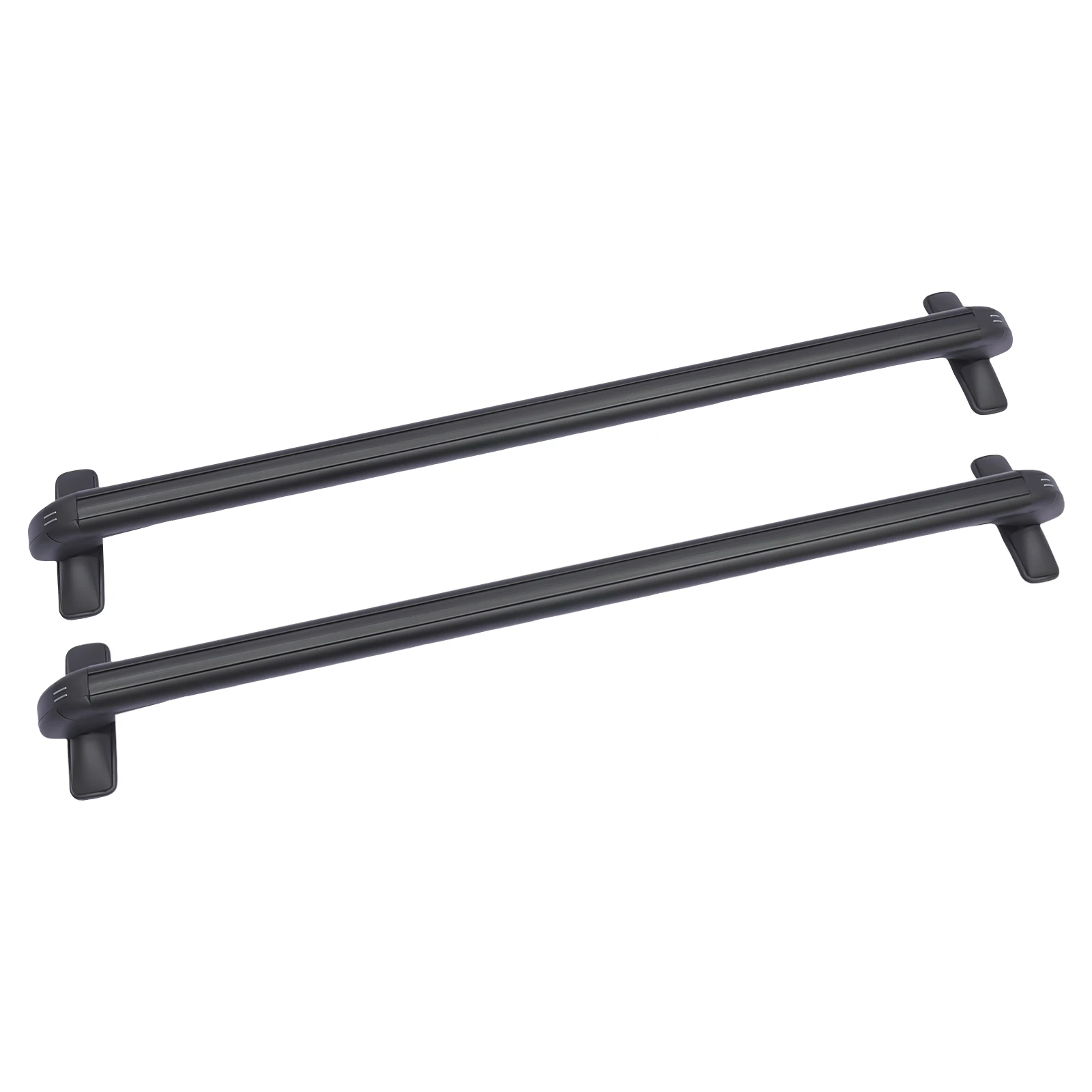 Barras De Techo De Aluminio 100 Cm Con Cierre De Seguridad – Carga Máxima 75 Kg, Compatibles Con Coches De 4/5 Puertas