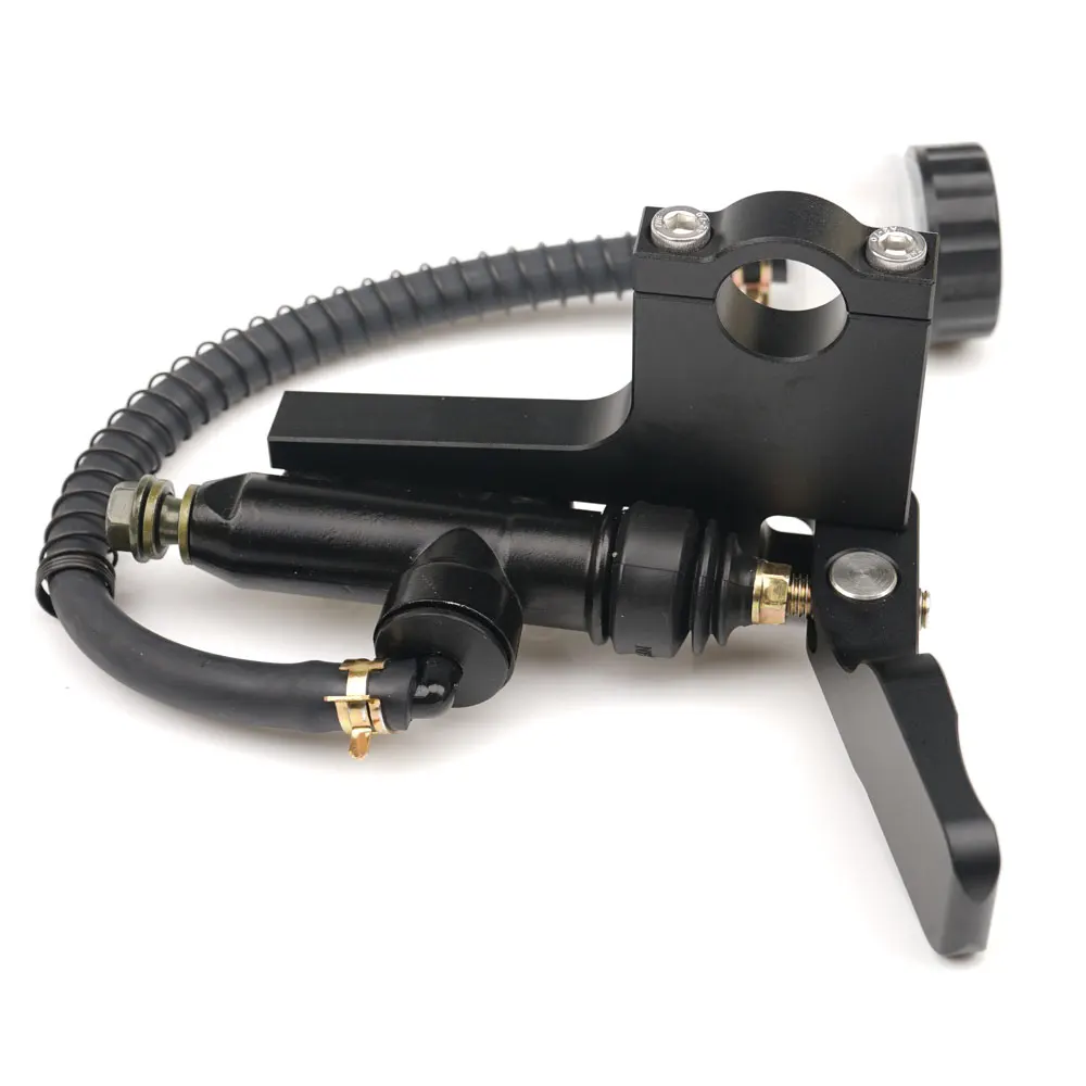 Motorcycle Universal 22mm Clutch Thumb Brake Lever Kit Rear Master Pump Cylinder Handle Brake Modification Parts