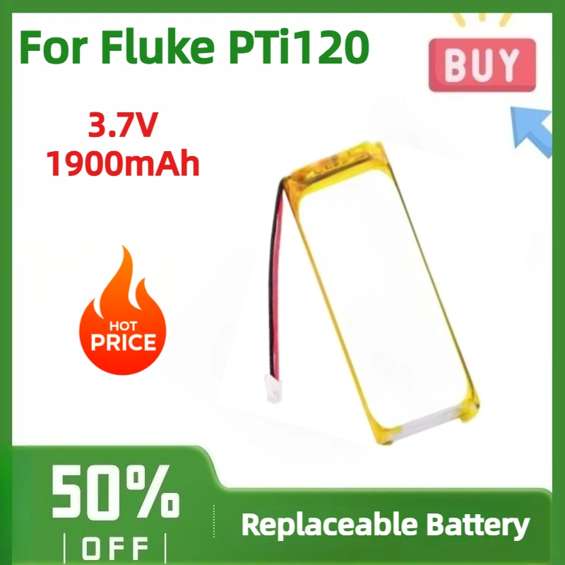 New 3.7V 1900mAh Li-ion Battery Replacement for Fluke PTi120 Pocket Thermal Imager