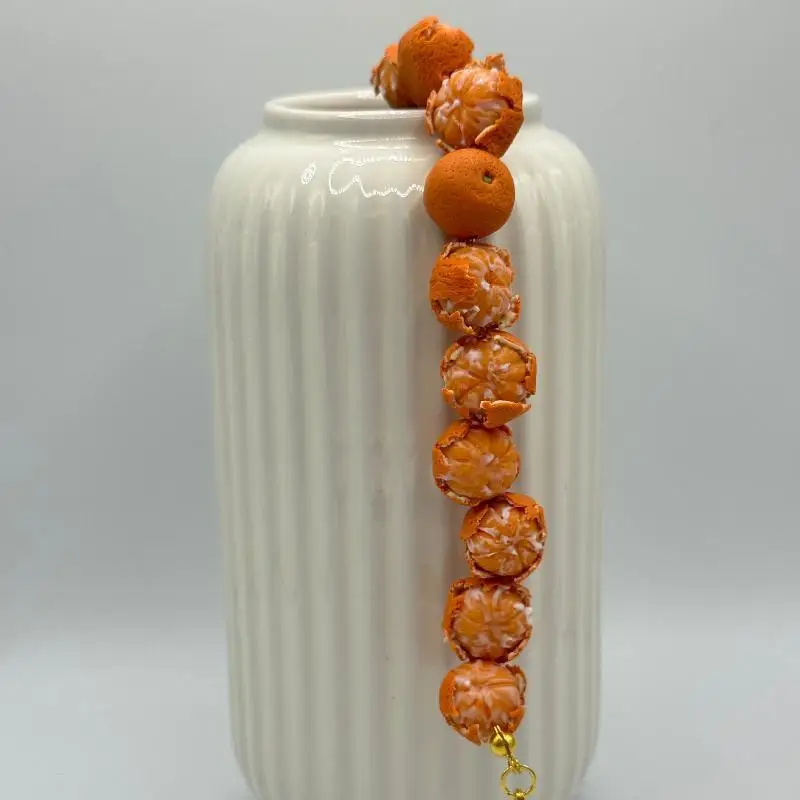 Niedliches 3D-realistisches Frucht-Perlenarmband, handgefertigt aus Harz, für den Sommerurlaub, den täglichen Gebrauch, Geschenk für Mädchen. – Detail 12