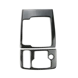 For Mazda CX5 CX-5 2015 2016 Carbon Fiber Gear Shift Box Cover Trim Decoration Frame Interior Car Accessories