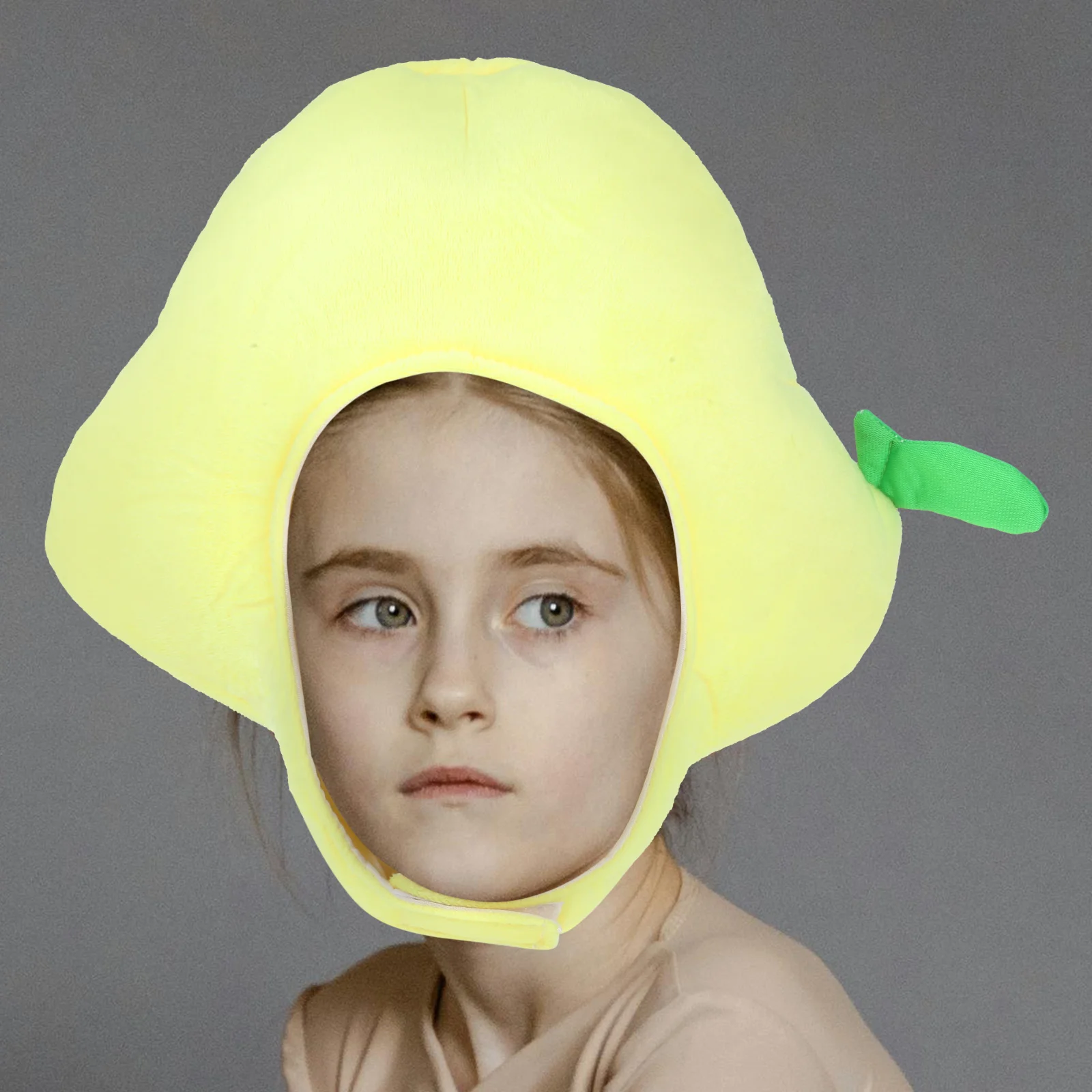 

Lemon Hood Party Hats Decor Prop Cosplay Decoration Cover Pp Cotton Interesting