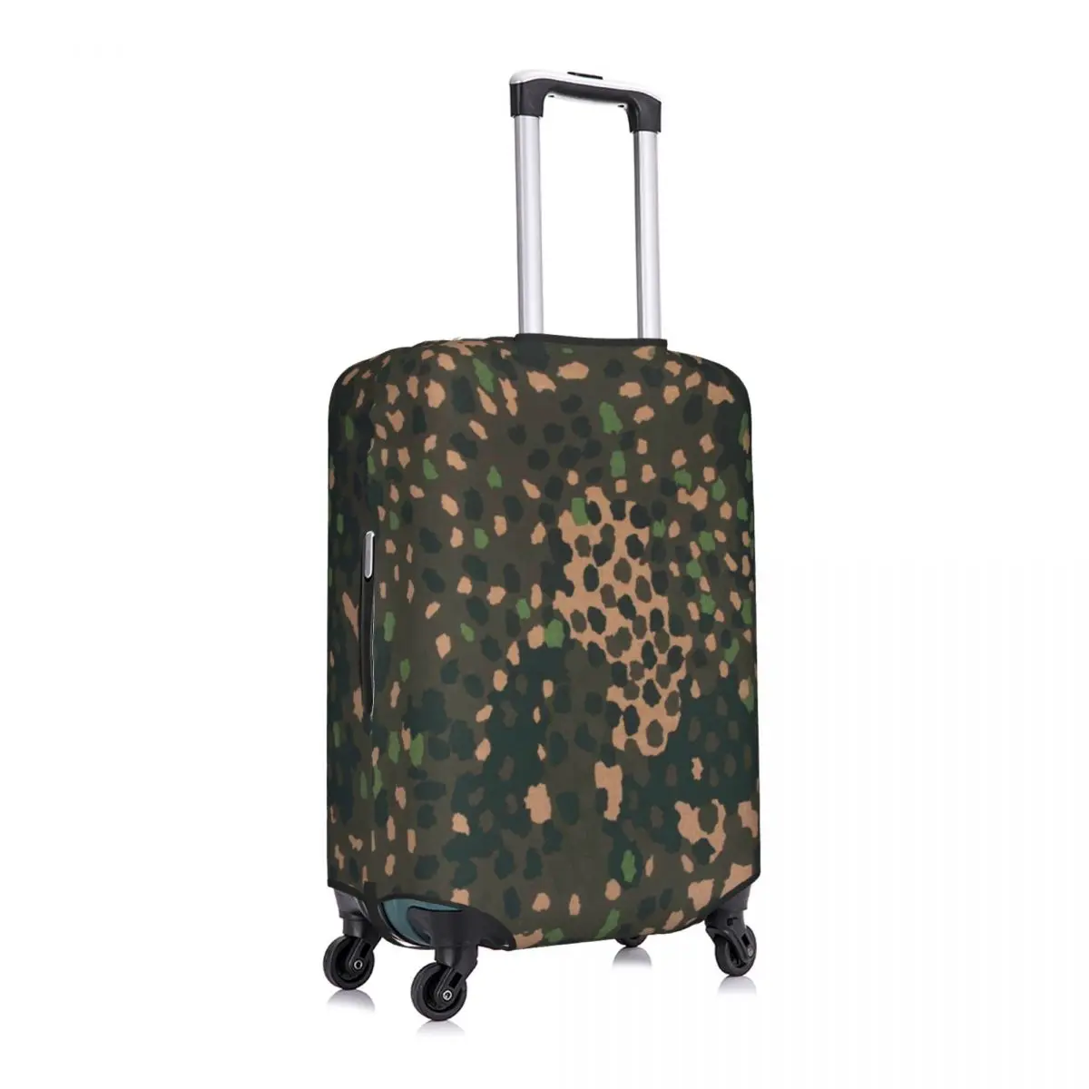 Custom Erbsenmuster Pea Dot German Camo Luggage Cover Protector Travel Suitcase Protective Cover for 18-32 Inch