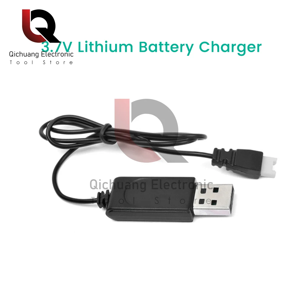 1Pcs USB 3.7V Lithium Battery Charging Cable For RC UAV FPV Drone Spare Parts 3.7 V Battery Charger RC Racing Drone 350mAh