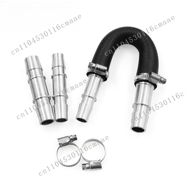 626-001 Upgraded Aluminum Engine Heater Core Bypass Kit with 5/8 "3/4" Hose