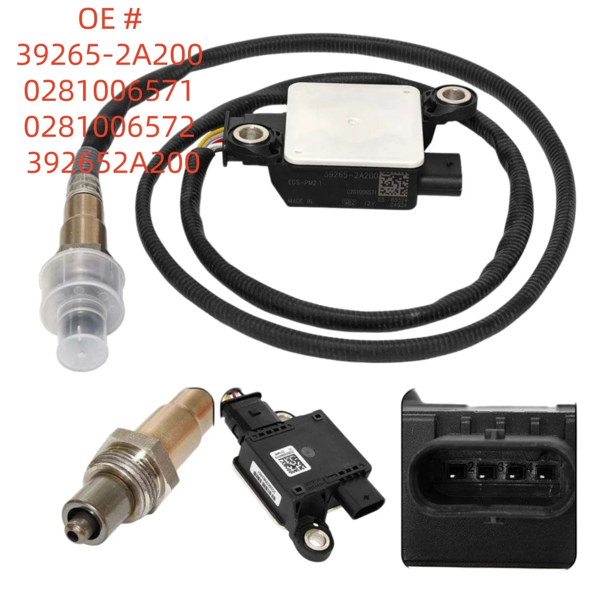 High quality 39265-2A200 0281006571 0281006572 392652A200 Particulate Matter Sensor PM Sensor  For Hyundai  i30