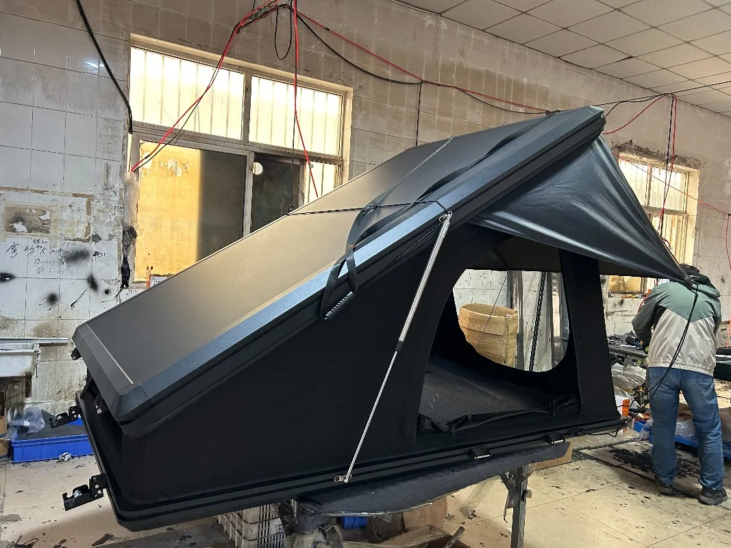 4x4 2-3 Person Popular Waterproof Aluminum Hardtop Hardshell Rooftop Tents Hard Shell RTT Car Rooftop Tent for SUV