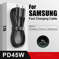 PD 45W USB C Cable For Samsung Galaxy S20 S22 S23 Ultra Note 10+ 5G 20 A53 A54 Super Fast Charging USB Type C Data Cable