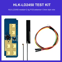 Movimento Humano Rastreamento Radar HLK-LD2450, Medição de Velocidade, Módulo Mini Sensor de Alta Sensibilidade, Ângulo Inteligente Doméstico, 24G