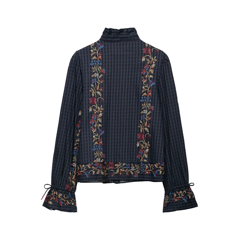 Autumn Women's Printed Shirt Top 2026 New Fashion Casual Long Sleeved Loose Shirts Elegant Women's Blouses Top