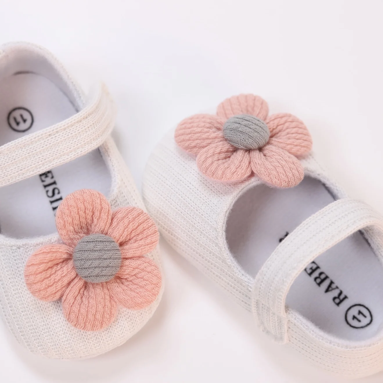 Cute Flower Mary Jane scarpe basse per neonate, scarpe morbide leggere alla moda per spettacoli Indoor Outdoor Party, primavera