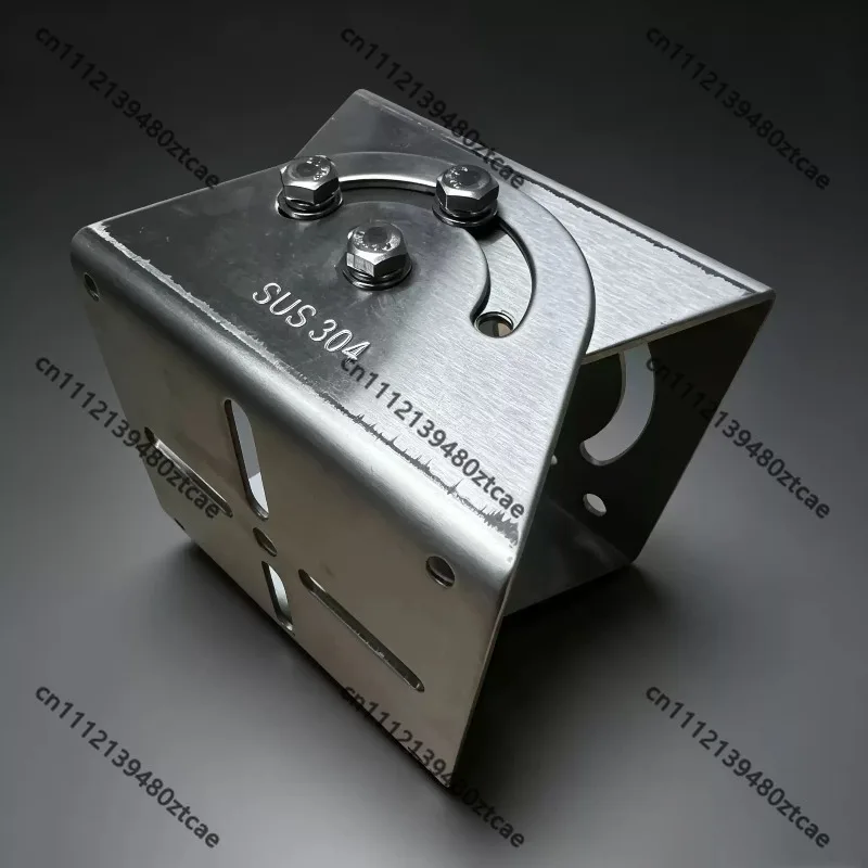 304 Stainless Steel Duckbill 3‑D Gimbal Surveillance Bracket,Medium & Large Thickened Type,Explosion‑Proof Camera Mount