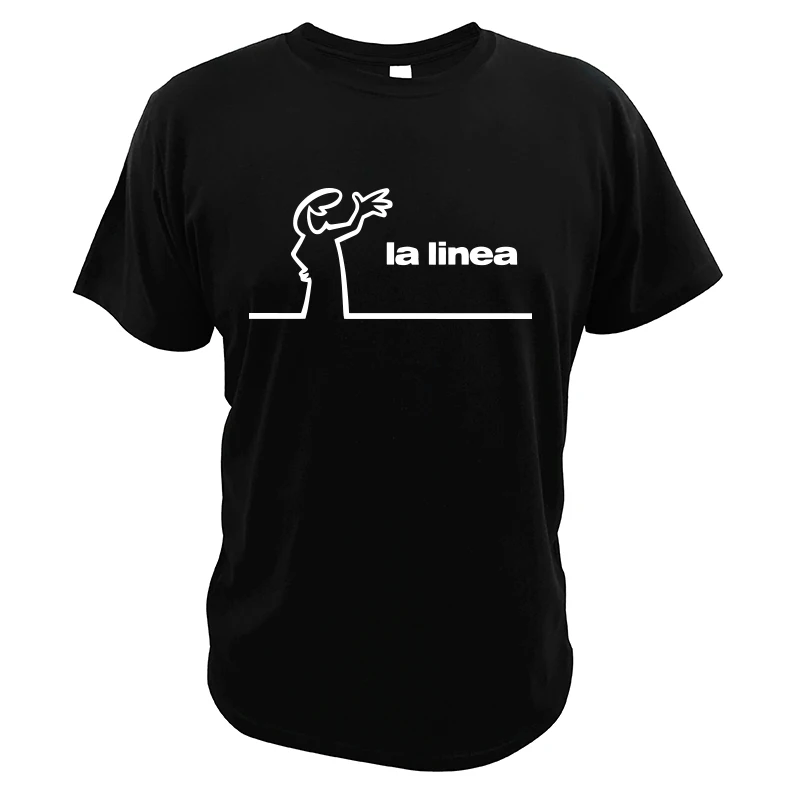 La Linea TV Series Print Men\'s Shirt Fashion Trend Harajuku Streetwear Casual O-neck Oversized Short Sleeve Summer Hot Sale Tops