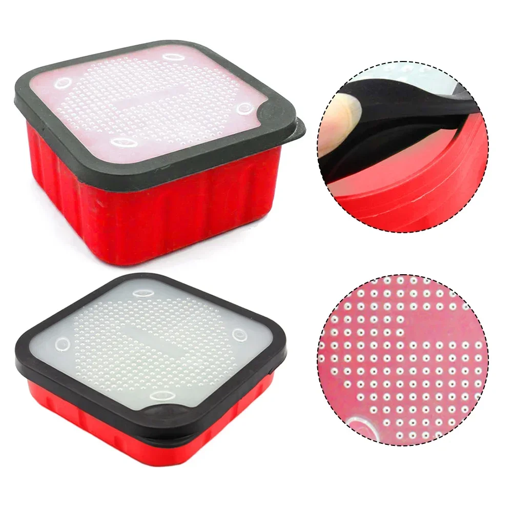 Portable Plastic Live Bait Box Redworm Box Carp Fishing Accessories With Holes High Quality Bait Box     2 0 2 4