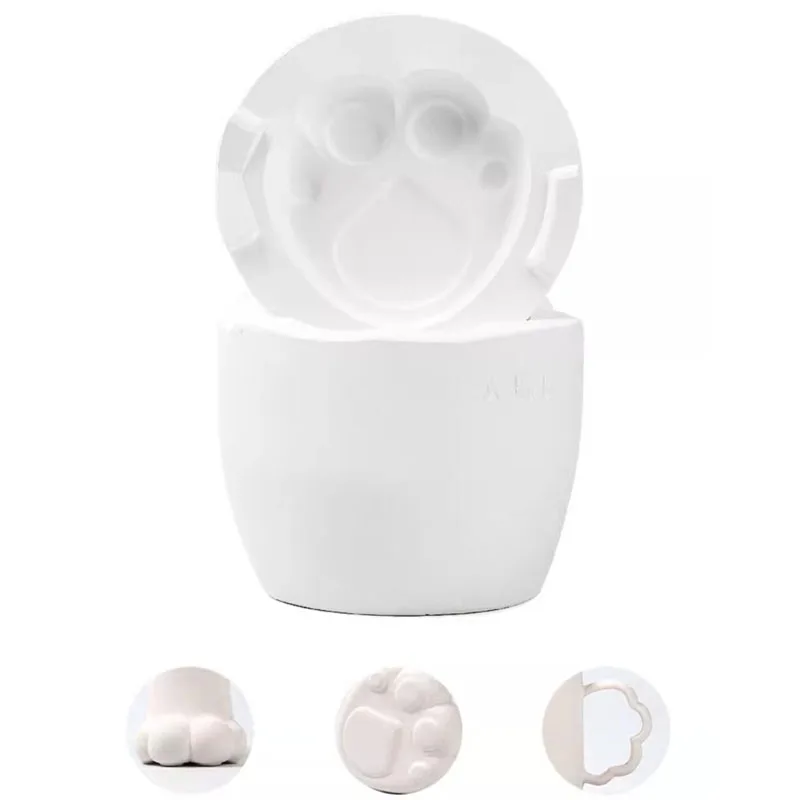 

Ceramic plaster injection mold DIY cat claw cup handmade ceramic mug making mold capacity 480ML