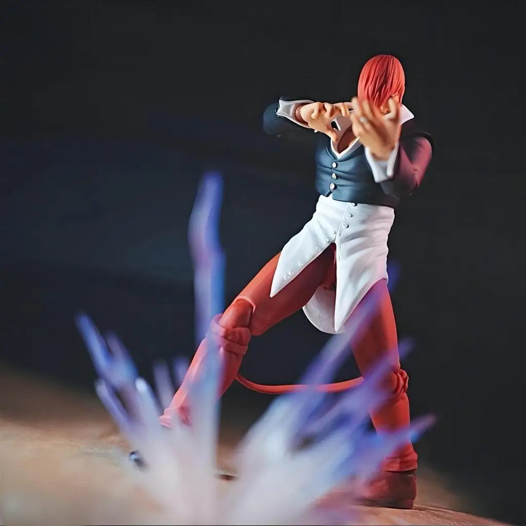 نموذج شخصية أش كريمسون القابل للعب من KOF98، لعبة تذكارية من سلسلة ستريت فايتر، دمية قتالية كلاسيكية للزينة #3