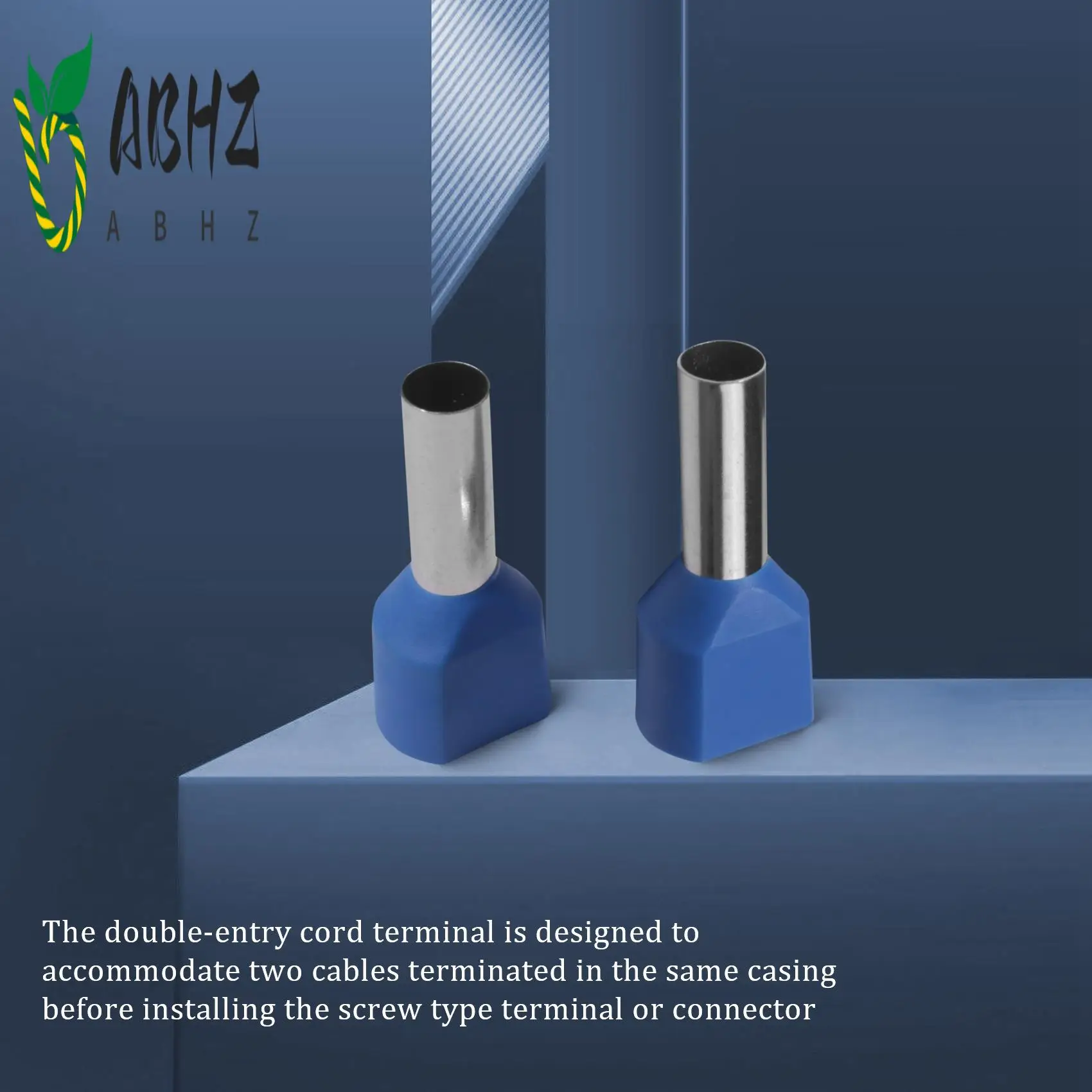 

ABHZ-780Pcs Комплект для измерительного аппарата с двойным шнуром, электрический обжимной разъем с двойным входом, концевой разъем для проводов