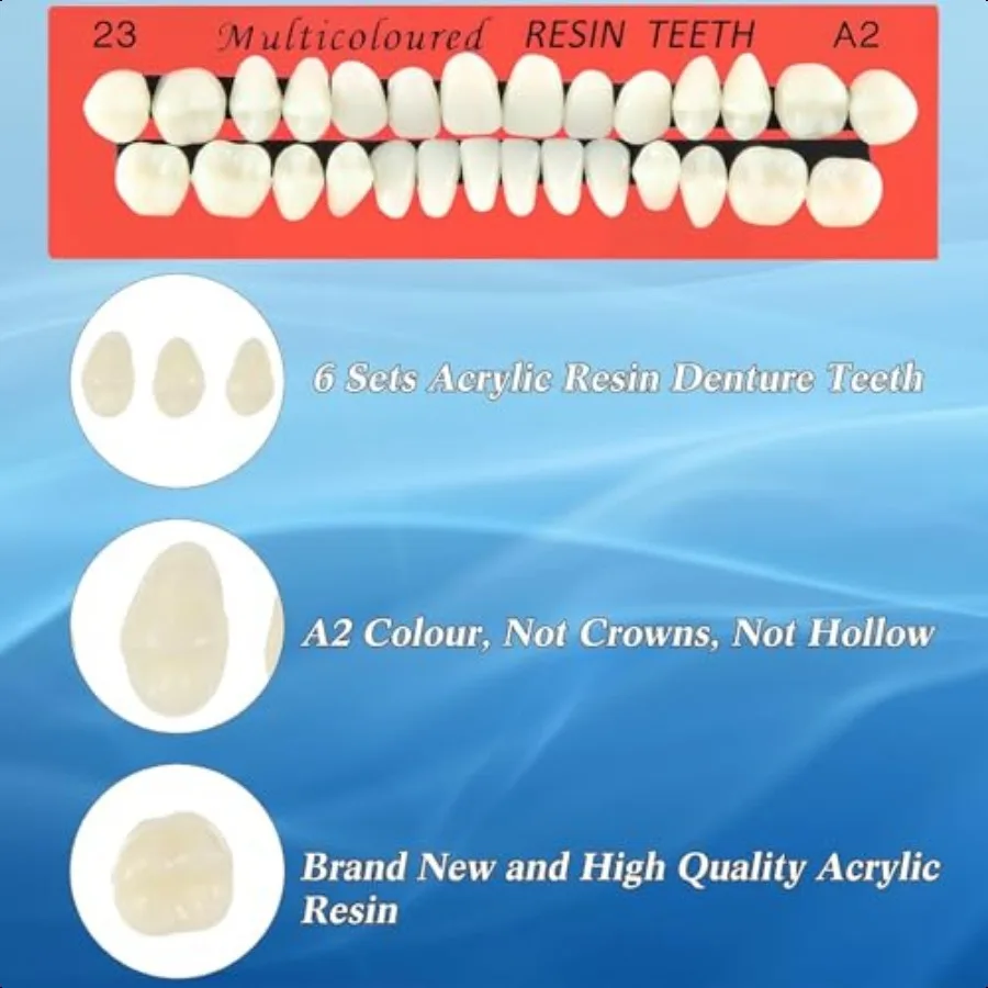 Dentaduras falsas kit diy fácil e conveniente diy reparação de dentes falsos dentes falantes ou diy kit de dentadura completa dentes falsos topo e