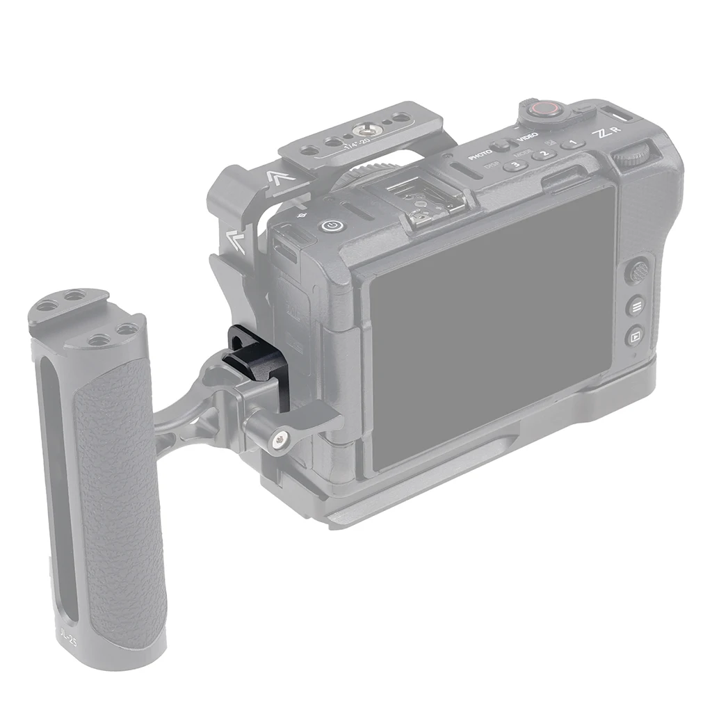 Erweiterungs-Slider mit 1/4-Zoll-Schraube, NATO-Schiene, Kamera-Gleitplatte, Schnellverschluss-Halterung für DSLR-Monitor, Batteriegriff und Rigging-System – Detail 17