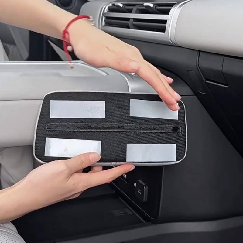 وسادة مسند الساق لوحدة التحكم المركزية لـ BYD Leopard 7 Titanium 7 مخصصة لدعم الساق وسادة الركبة ملحقات التعديل الداخلي للسيارات