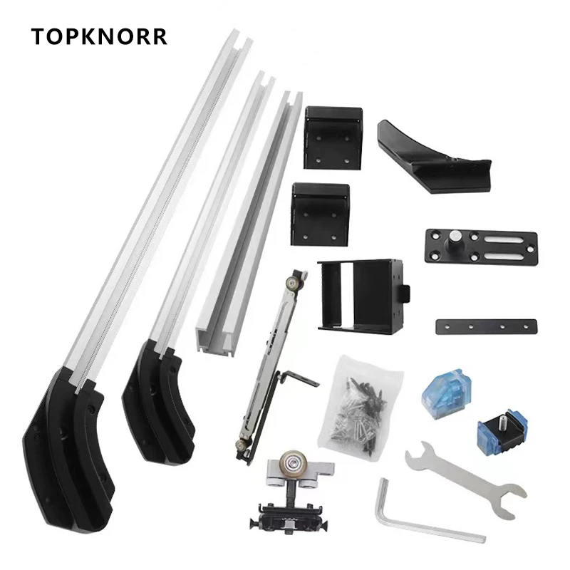 Imagem -04 - Invisible Push Door Sliding Track Polia Interna do Amortecedor Apto para Vestiário e Quarto Acessórios de Hardware Push Bus