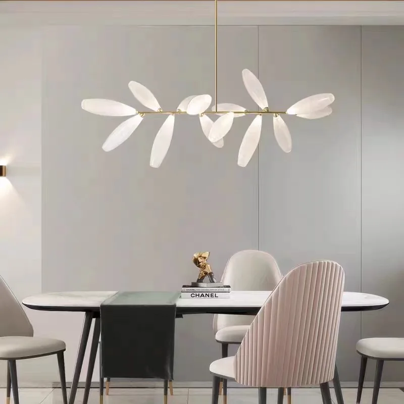 

Nordic Creative Dining Table Set Chandelier Modern Minimalist and Magnificent Lamp in the Living Room Restaurant Chandelier