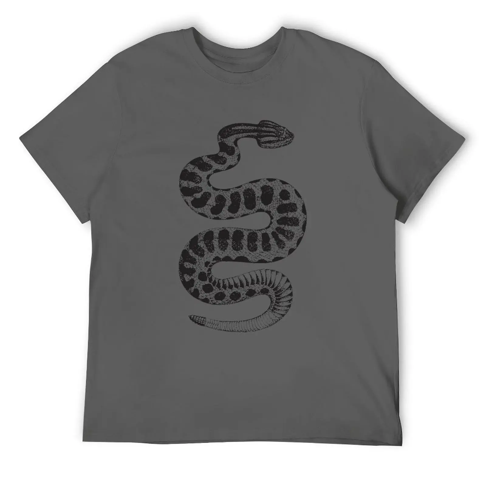 Rattle Snake Massasauga Snake Vintage Engraving T-Shirt heavyweights Aesthetic clothing cotton t shirt men