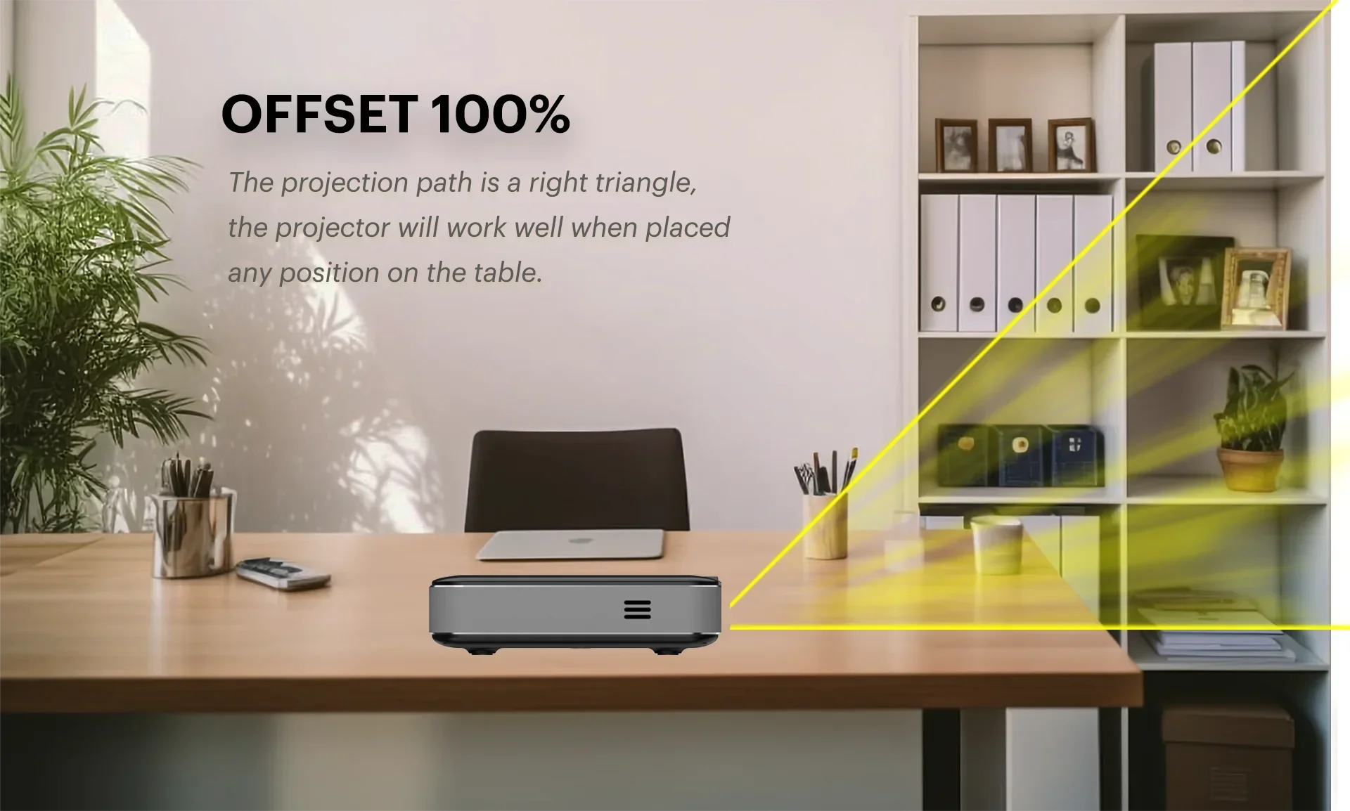 Aome P60 2024 مسرح منزلي محمول صغير جيب العارض شاشة النسخ المتطابق DLP الوسائط المتعددة OS العارض #3