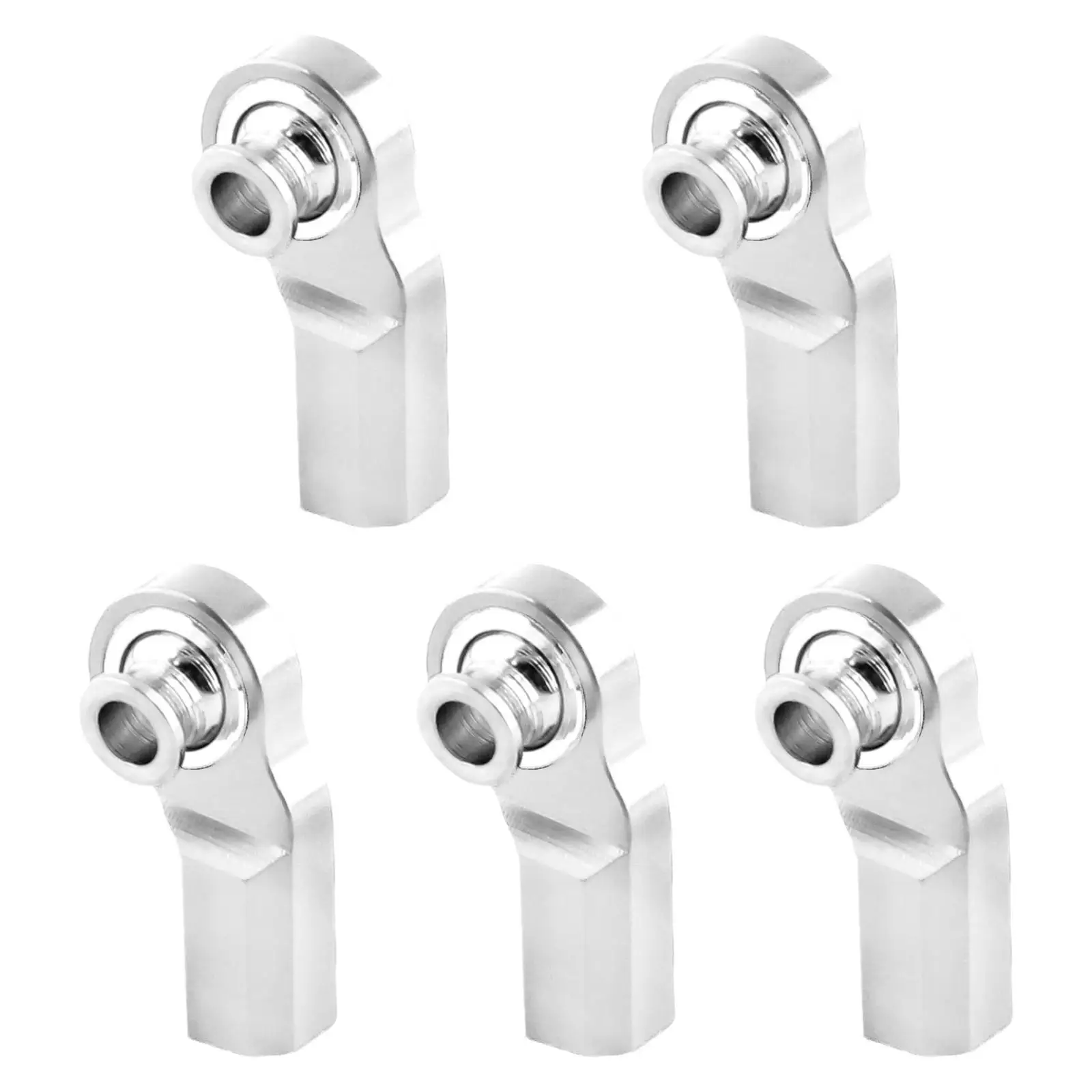 5x M3 Bend Rod End for 1/10 RC Car Accessories Replacement Spare Parts Accessory Easy to Use Ball Head Holder Steering Link Set