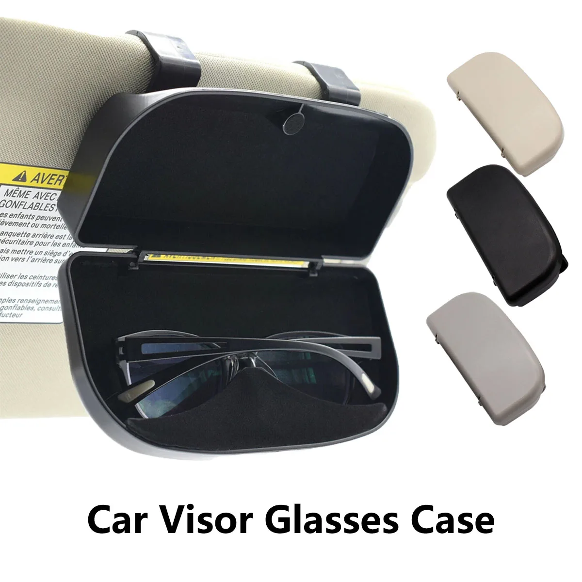 Auto Sonnenblende Brillengestell Magnetband Clip Multifunktionale Sonnenblende Brillenetui Tragbare Sonnenbrillenhalter Auto Universal