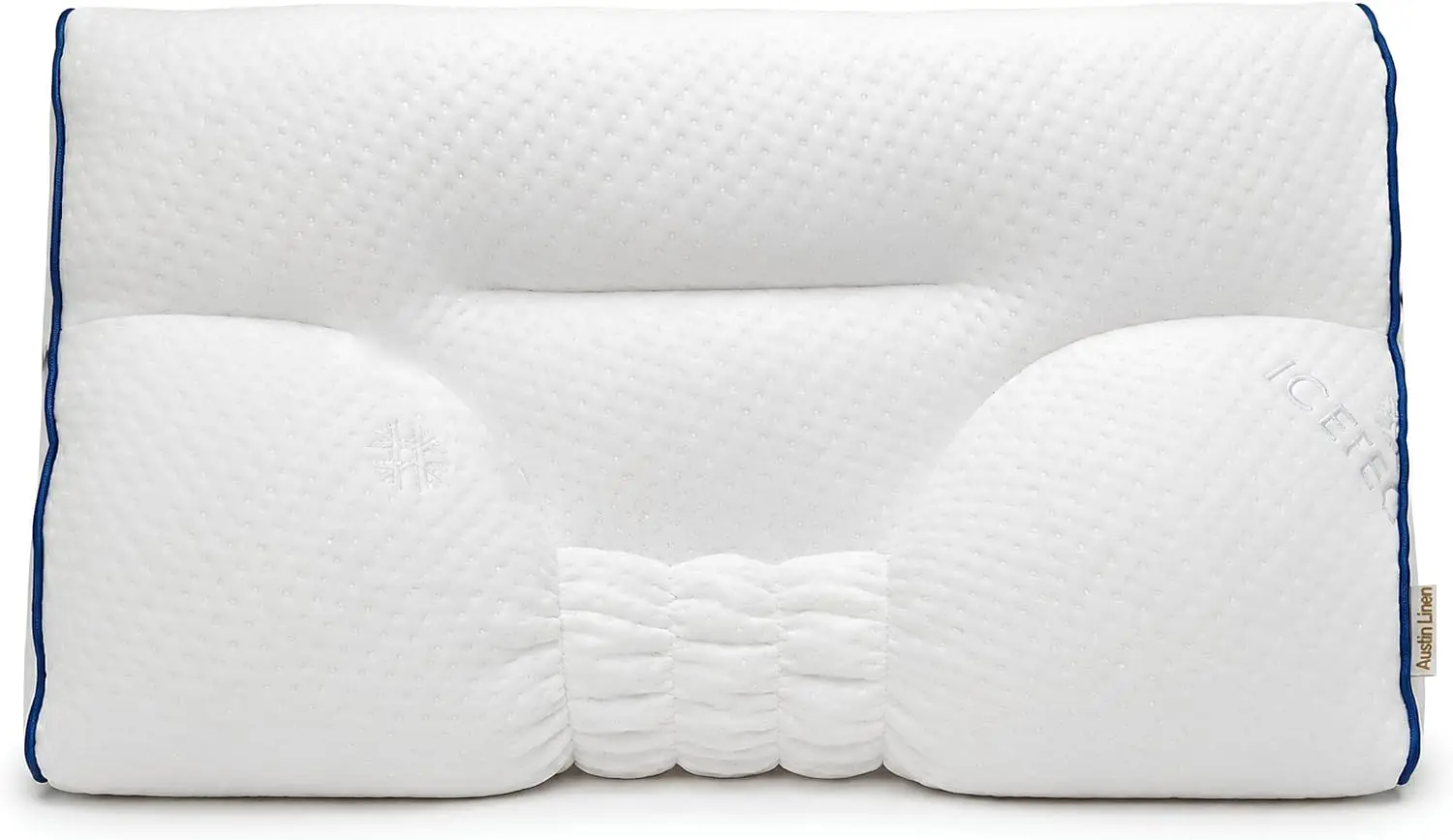 IceSilk Paratelk 4D Cooling Cervical Pillow for Side & Back Sleepers, Ergonomic Neck Support Bed Pillow, Breathable Ice Silk Cov