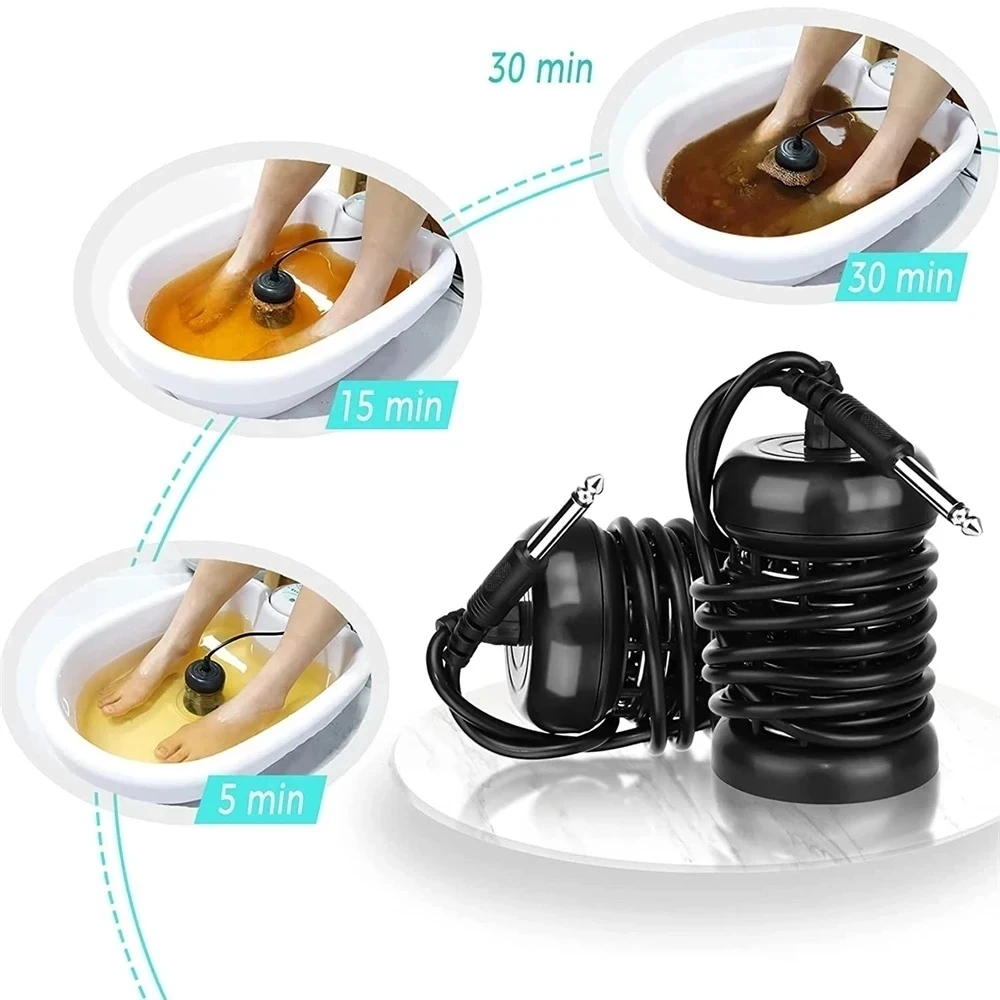 Detoxifying Ion Foot Bath With Basin Ion Cleansing Massager Vibration Array Nursing Deep Cleansing Relax Foot Muscle Helps Sleep