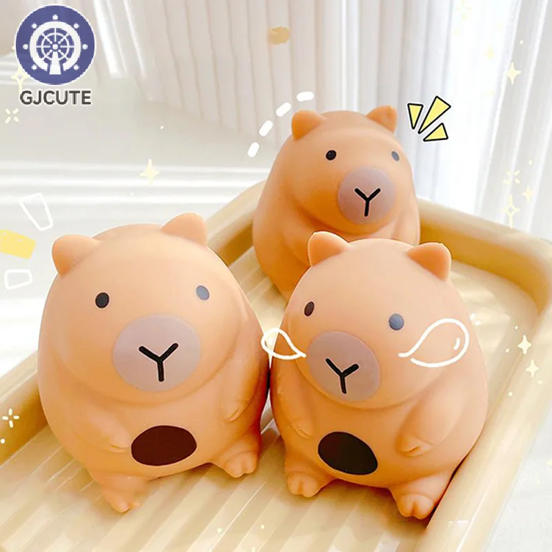 Cute Cartoon Capybara Mochi Pinching Toy Squishy Toy Slow Rebound Decompression Toys Stress Release Hand Relax Gifts