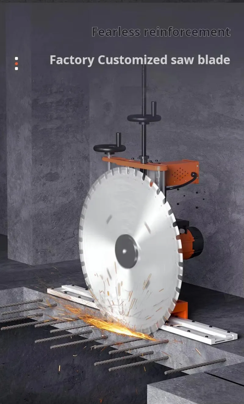 Dispatch High-Power Electric Wall Saw Concrete Cutting Machine with Engine and Pump