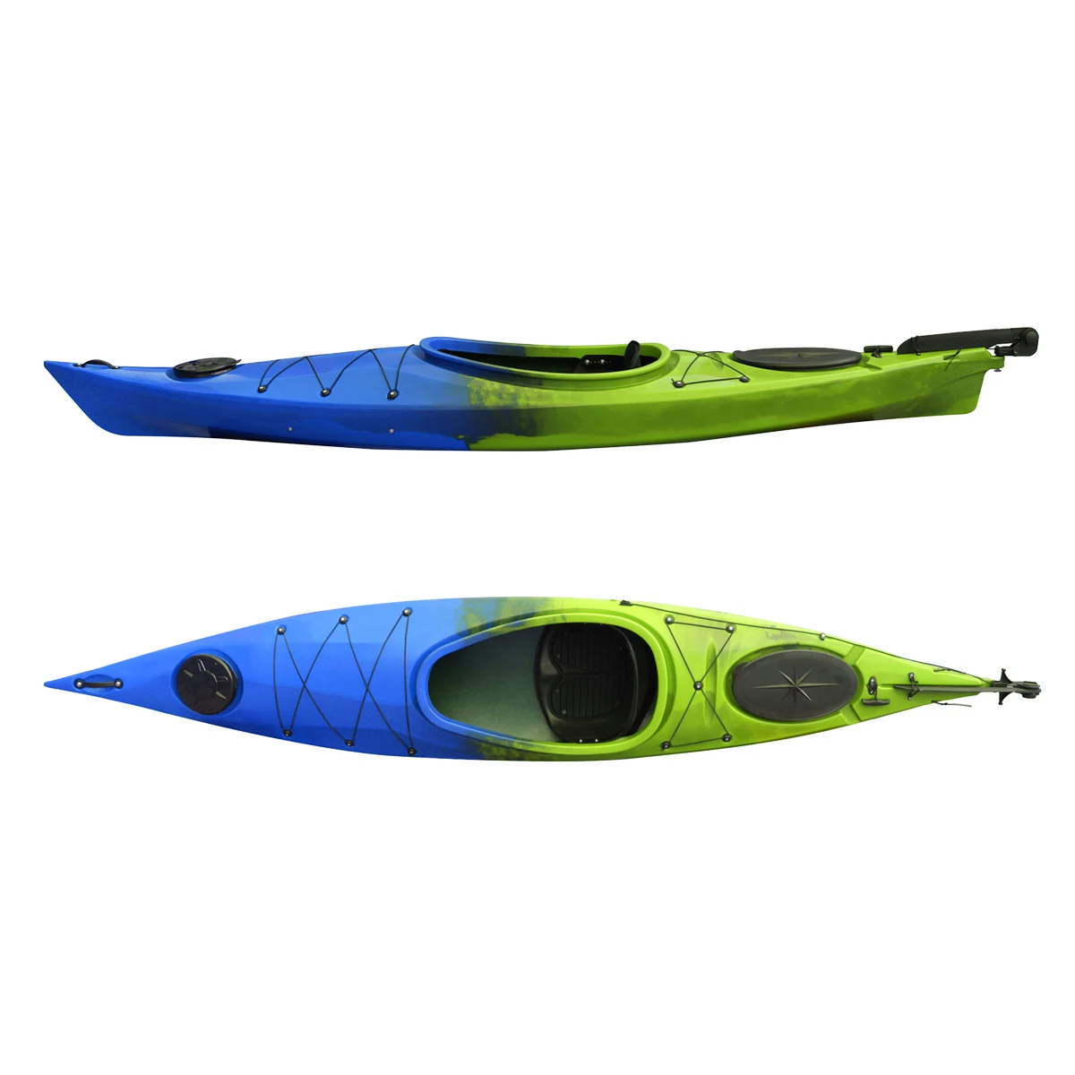 Vicking 3.5m Sea Ocean Fishing Kayak Available Plastic Ocean Surfing Single Seat Sea Kayak