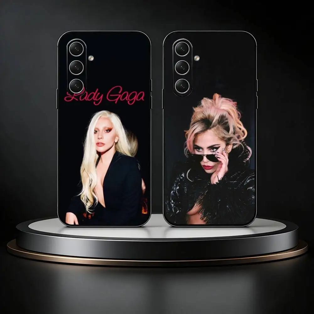 

Singer L-Lady G-Gaga Phone Case For Samsung Galaxy A73,A72,A71,A70,A52,A51 Others Soft Black Cover
