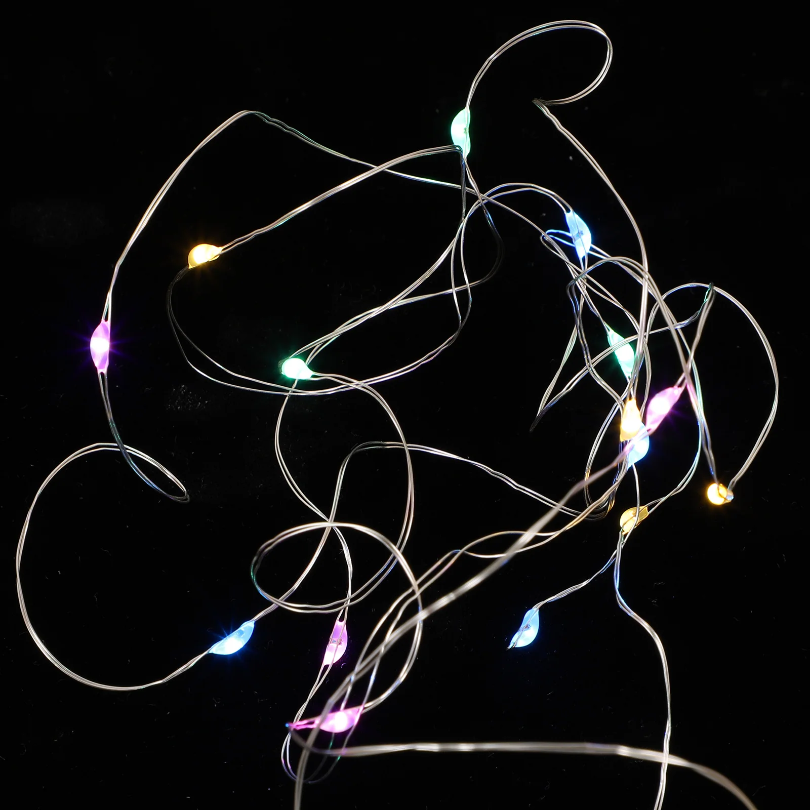 2 قطعة 1 متر مثبت زجاجي Led سلسلة أضواء لحفل زفاف ديكور حديقة المنزل مصابيح تعليق للزينة فناء داخلي في الهواء الطلق #1