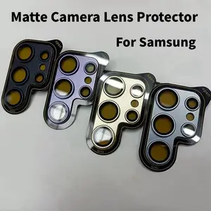 Bilashmart Matte Cover Camera Protector Samsung Galaxy S25 Ultra Plus Back Lens Case Tempered Glass Ring Samsung S25Ultra Lens Film