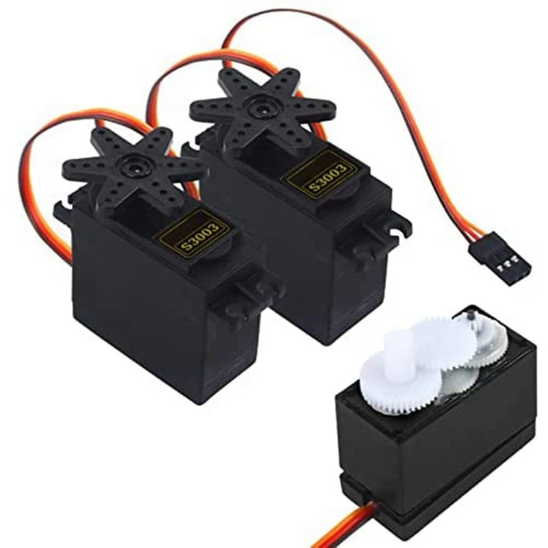 4 PCS S3003 Servo Motor Padrão RC Servo de alta velocidade para carro inteligente robô barco helicóptero RC