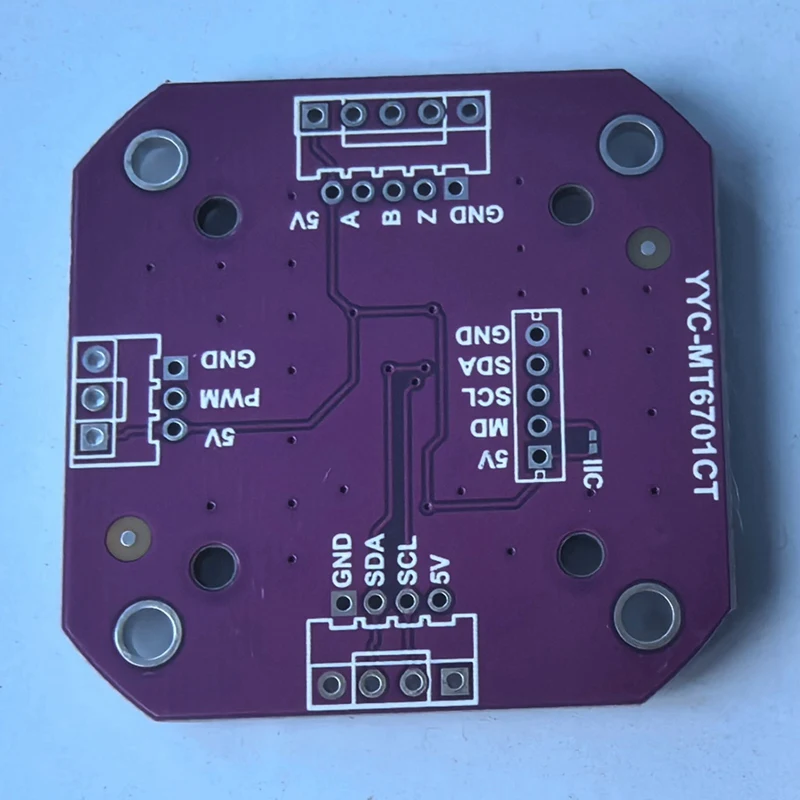 MT6701 YYC-MT6701CT Magnetic Induction Angle Measurement Sensor Module 14Bit High Precision Can Perfectly Replace AS5600