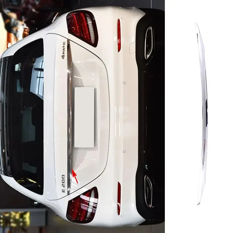 

For Mercedes Benz E Class W213 E260 E300 E200 A2137570000 Trunk Rear Back Door Tailgate Chromed Chrome Trim Chromium Styling