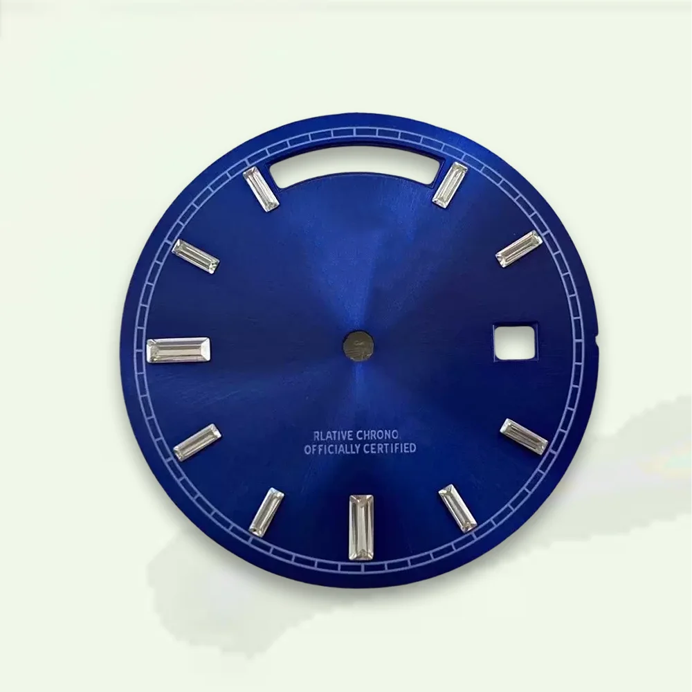 Watch modification 31mm S Dial Day And Date Diamond Dial Fit 8285 Movement Sunburst Dial Watch Modification Accessories tool