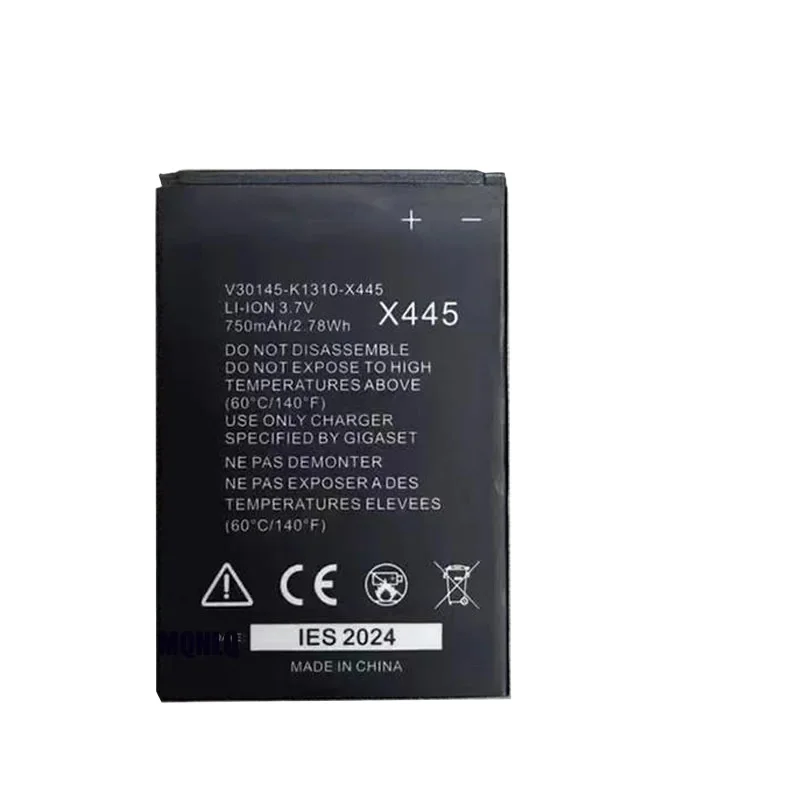 10PCS 750mAh X445 Cordless Phone Battery for Siemens V30145-K1310-X445 S30852-D2152-X1 4250366817255 Btteries