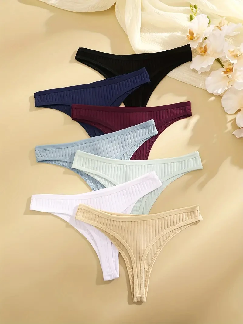 Women’s Cotton Thong Set 2