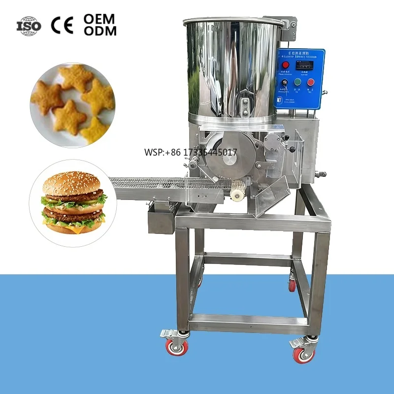 2026 CE Certification Direct Sale Burger Maker Machine Meat Product Automatic Hamburger Patty Chicken Nuggets Making Machines
