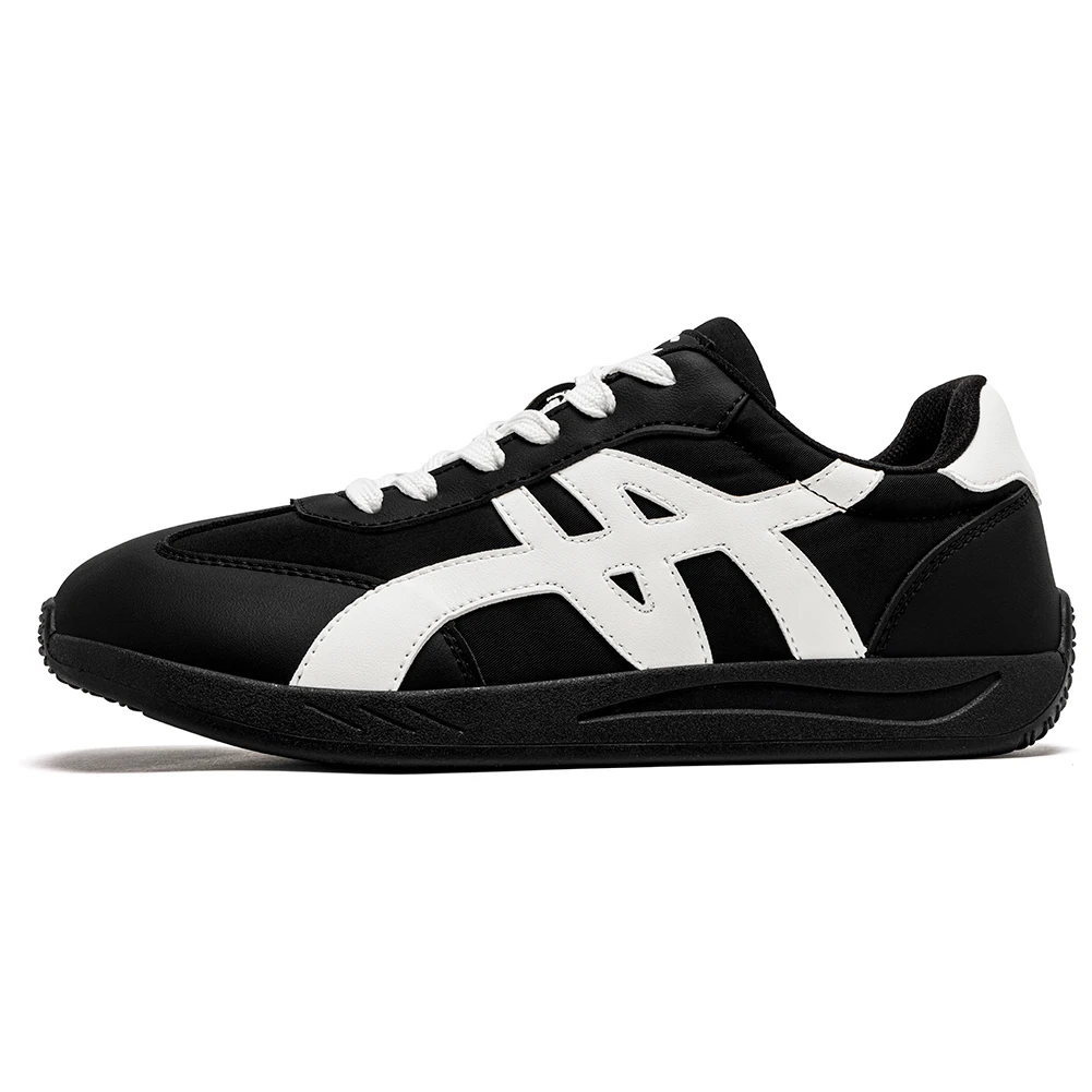 HOBIBEAR Barefoot Shoes Unisex Wide Width Artificial Leather Sneakers Classic Retro Minimalist Walking Shoes image 3